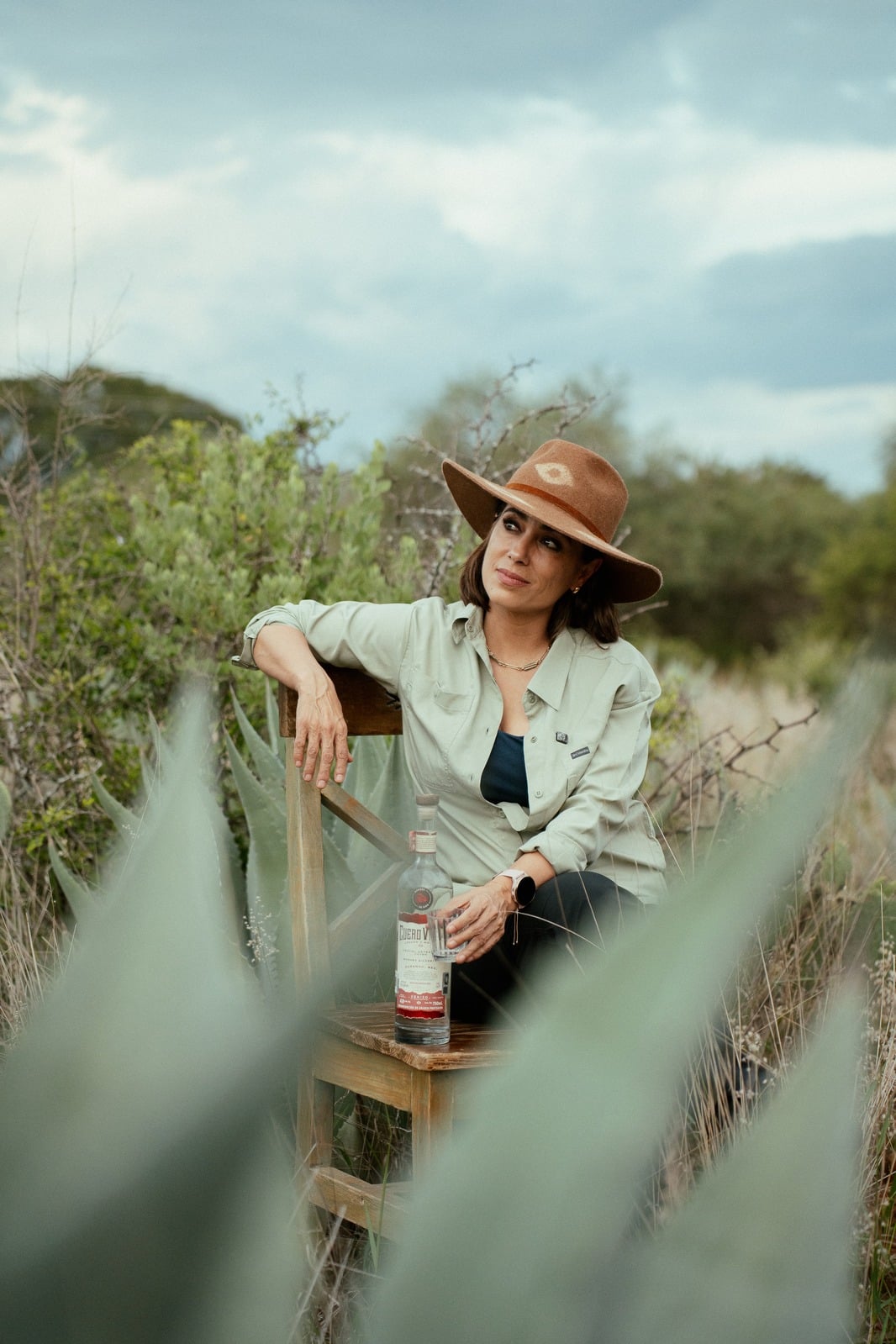 Martha Garza en la naturaleza